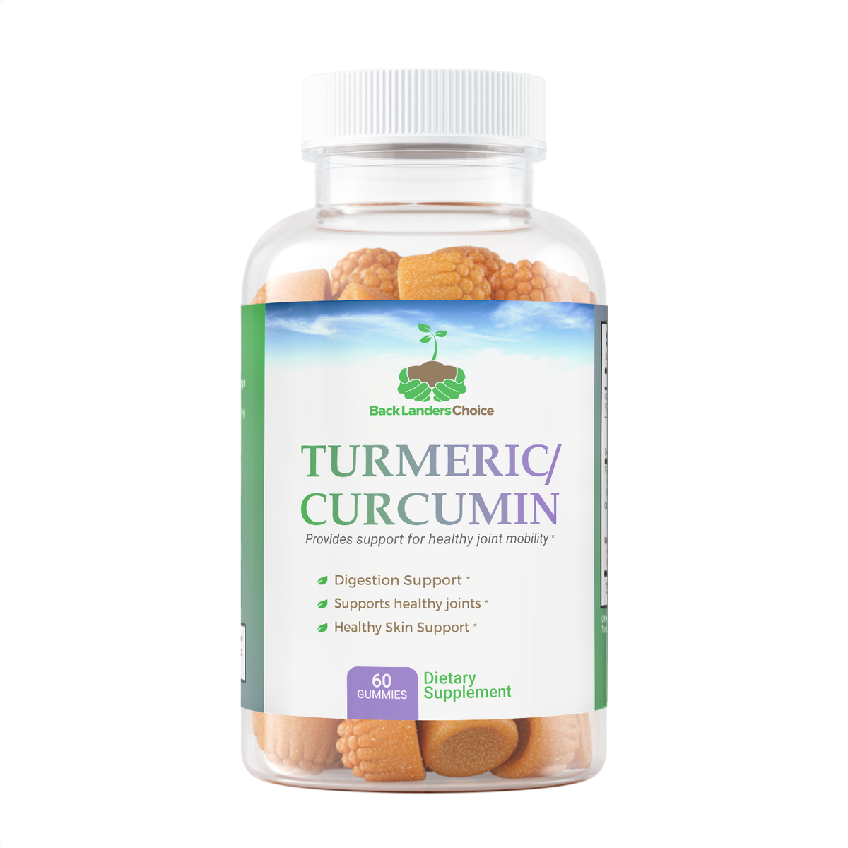 Turmeric, Black Pepper & Ginger Gummies, 2 serv. sz